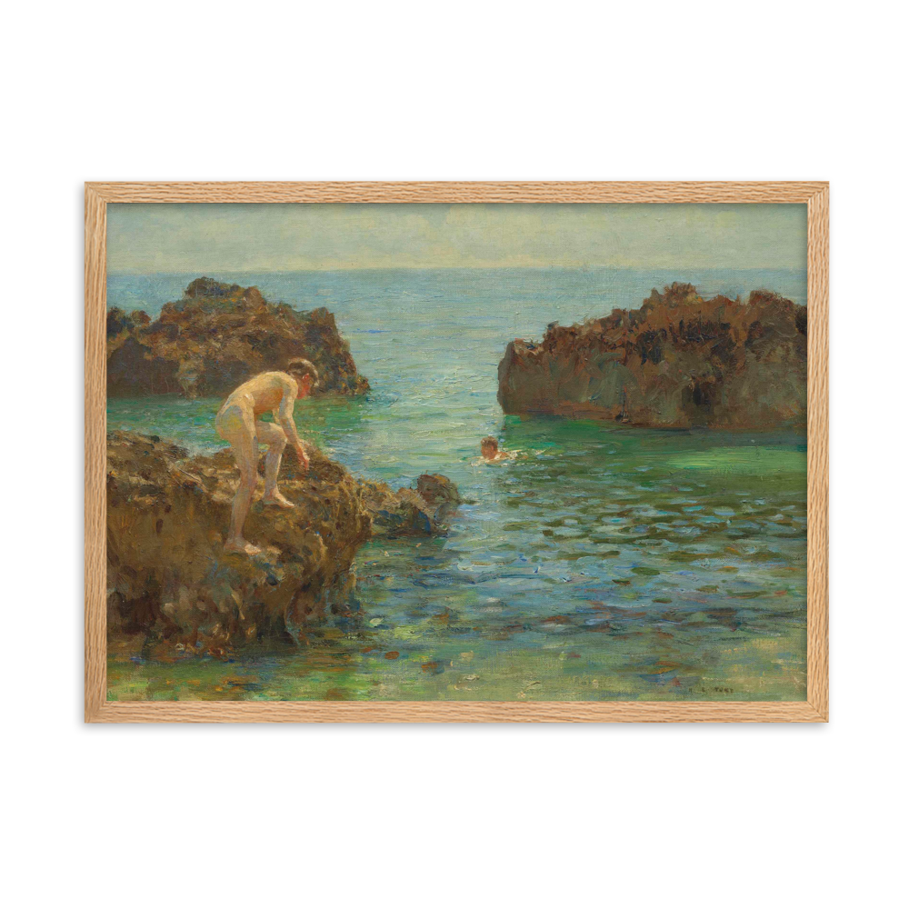 Boys bathing