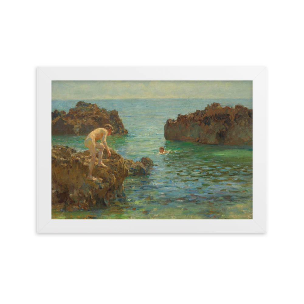 Boys bathing