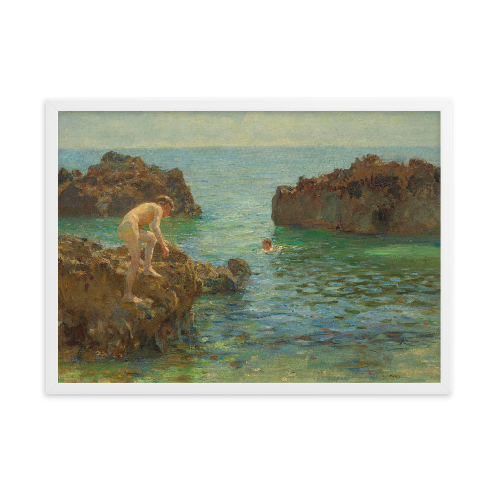 Boys bathing